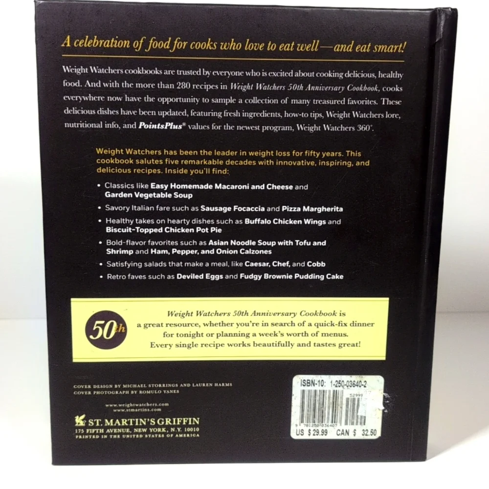 Weight Watchers 50th Anniversary Cookbook